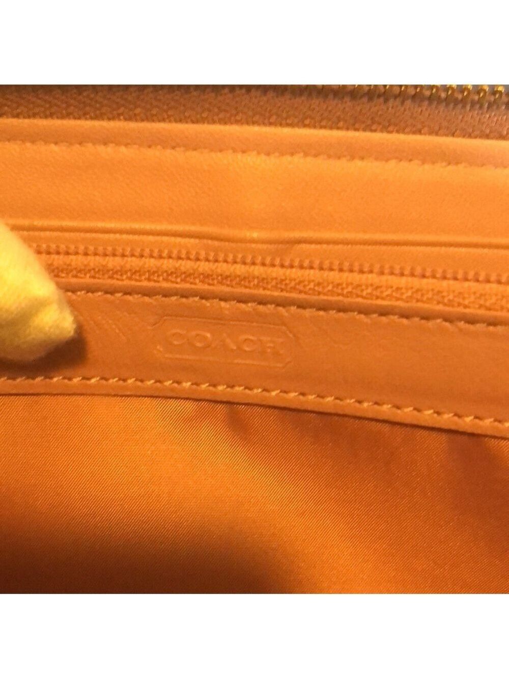 Coach Double Zip Around Wallet Wristlet, Mauve - Picture 13 of 14